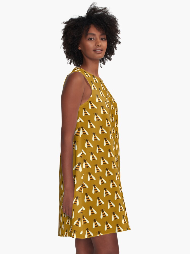 Alternate view of Save the Bees. A-Line Dress