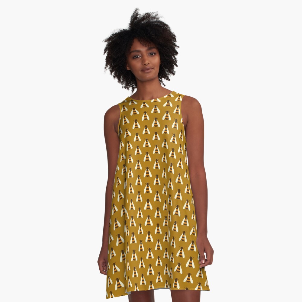 Save the Bees. A-Line Dress