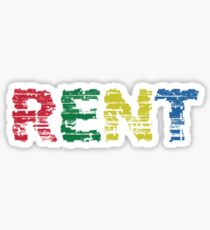 Rent the musical Sticker