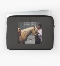 Get wired into their mind horsemanship Laptop Sleeve