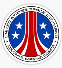United States Colonial Marine Corps Insignia - Aliens Sticker