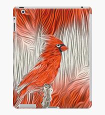 Redbirds facing away iPad Case/Skin