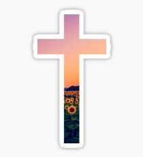 Christian Cross Sticker