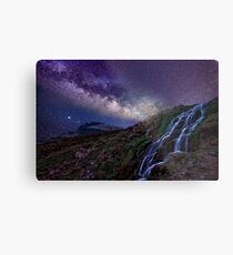 The creek and the milky way Metal Print