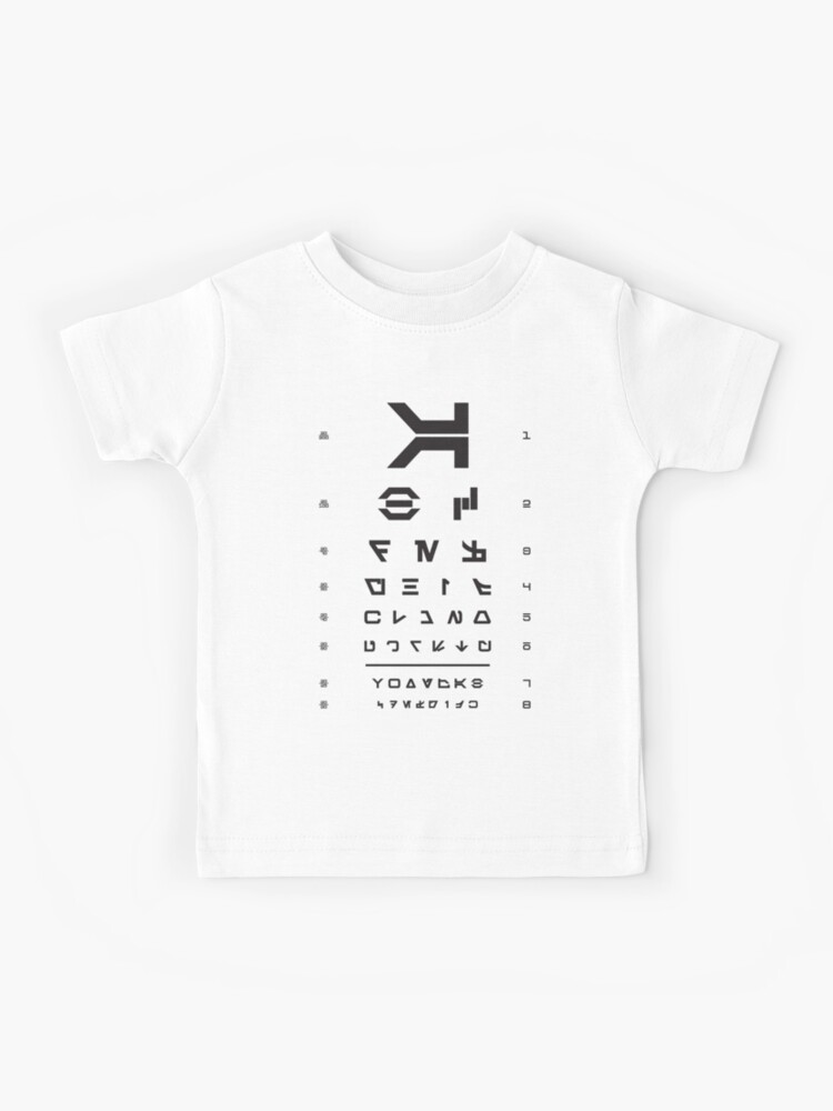 Eye Chart Shirt