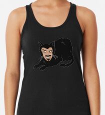 Vlad die Katze (grün) Racerback Tank Top