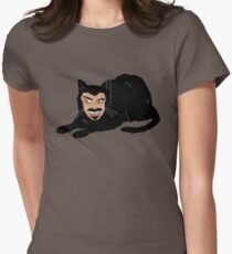 Vlad the Cat (Gray) Women's Fitted T-Shirt