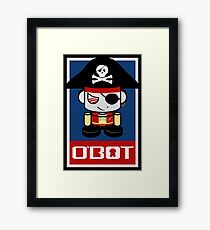 Pirate O'BOT 2.0 Framed Print