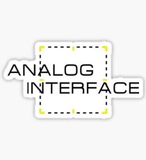 Analog Interface Sticker