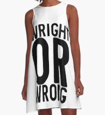 Wright A-Linien Kleid