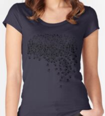 Noctis' Skull and Crossbones Shirt Women's Fitted Scoop T-Shirt