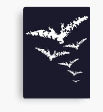 Chalk Bats Canvas Print