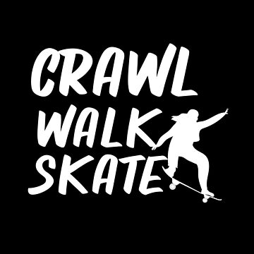 Kid's Skateboarding Shirt Crawl Walk Skate Toddler 