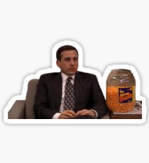 Michael Scott Cheesy Poofs Sticker