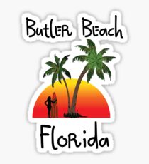 Butler Beach Florida. Sticker