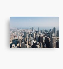 High Above Chicago (Color) Canvas Print