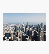 High Above Chicago (Color) Photographic Print