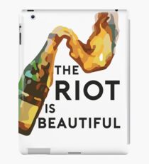 The riot is beautiful iPad Case/Skin