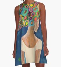 dans la nuit A-Line Dress