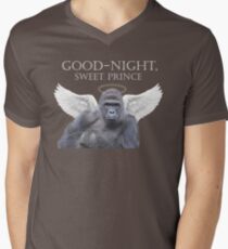 Good-Night, Sweet Harambe Men's V-Neck T-Shirt