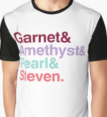 The Crystal Gems - Gem Colors Graphic T-Shirt