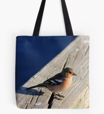 Red Poll Bird photographed in New Zealand Tote Bag