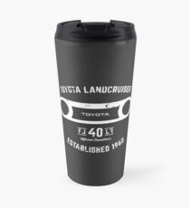 Toyota 40 Series Landcruiser FJ40 Round Bezel Est. 1960 Travel Mug