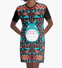 Team Ghibli Graphic T-Shirt Dress