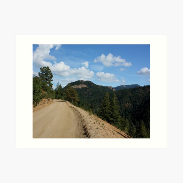 Old Gold Camp Road, Colorado Springs, Colorado (USA) Art Print