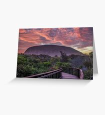 Sunset Mount Coolum Greeting Card
