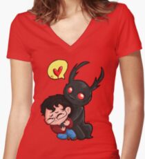 Hannibal - Embrace the cuteness Women's Fitted V-Neck T-Shirt