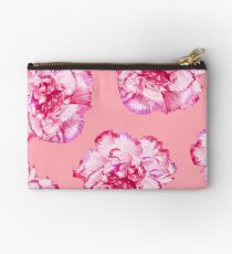 Carnation Coloured - Coral Zipper Pouch