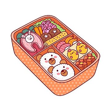 Peach Bento Box