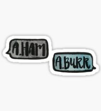 A. Ham, A.Burr Sticker