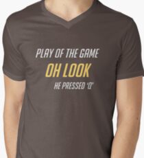Just Press Q Men's V-Neck T-Shirt