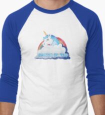 Central Intelligence - Unicorn (Faded as worn in the film) Bob Stone Men's Baseball ¾ T-Shirt