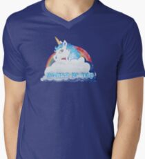 Central Intelligence - Unicorn (Faded as worn in the film) Bob Stone Men's V-Neck T-Shirt