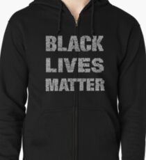 Black Lives Matter Zipped Hoodie