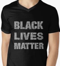 Black Lives Matter Men's V-Neck T-Shirt