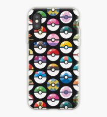 Pokemon Pokeball Black iPhone Case