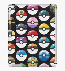 Pokemon Pokeball Black iPad Case/Skin