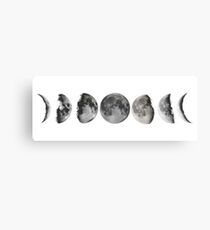LUNAR PHASES Canvas Print