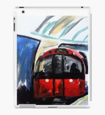 London Underground Piccadilly Line Tube Station Contemporary Acrylic Painting iPad Case/Skin