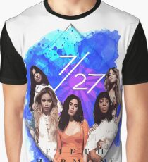 Fifth Harmony 7/27 Blue Graphic T-Shirt