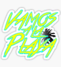 Vamos A La Playa Sticker