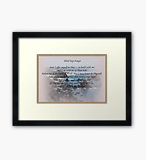 Third Step 12 Step Prayer Framed Print