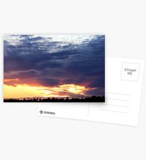 June Sunset Over Cedarville Bay Postcards