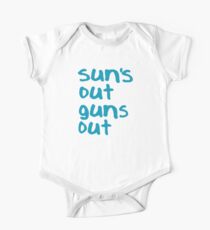 Sun's Out Guns Out - 22 Jump Street One Piece - Short Sleeve
