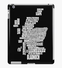 Brennerei Karte von Schottland iPad-Hülle & Klebefolie