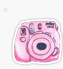 Pink instax camera Sticker